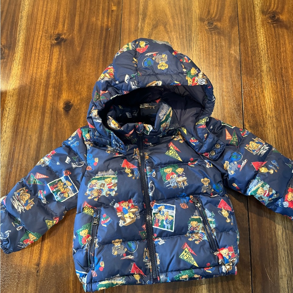 Boys toddler polo coat
